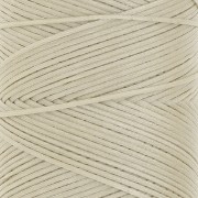 Bobine de fil plat ciré Linhasita pour macramé 1.4 mm - Beige (05) x167m