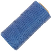 Bobine de fil plat ciré Linhasita pour macramé 1.4 mm - Blue (692) x167m