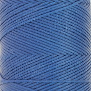 Bobine de fil plat ciré Linhasita pour macramé 1.4 mm - Blue (692) x167m