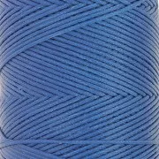 Bobine de fil plat ciré Linhasita pour macramé 1.4 mm - Blue (692) x167m