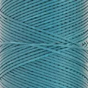 Bobine de fil plat ciré Linhasita pour macramé 1.4 mm - Teal (228) x167m