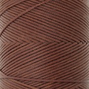 Bobine de fil plat ciré Linhasita pour macramé 1.4 mm - Marron (631) x167m