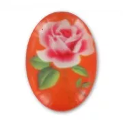 Cabochon fleuri 18x13 mm Hyacinth x1