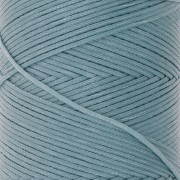 Bobine de fil plat ciré Linhasita pour macramé 1.4 mm - Bleu gris (549) x167m