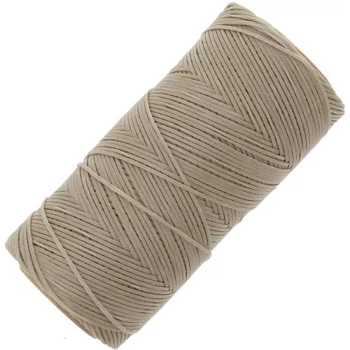 Bobine de fil ciré Linhasita pour macramé 1.4 mm - Vanille (531) x167m