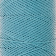Bobine de fil plat ciré Linhasita pour macramé 1.4 mm - Turquoise (229) x167m
