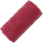 Bobine de fil plat ciré Linhasita pour macramé 1.4 mm - Red (233) x167m