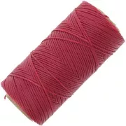 Bobine de fil plat ciré Linhasita pour macramé 1.4 mm - Red (233) x167m