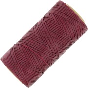 Bobine de fil plat ciré Linhasita pour macramé 1.4 mm - Burgundy (60) x167m