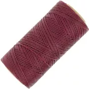 Bobine de fil plat ciré Linhasita pour macramé 1.4 mm - Burgundy (60) x167m