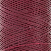 Bobine de fil plat ciré Linhasita pour macramé 1.4 mm - Burgundy (60) x167m