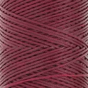 Bobine de fil plat ciré Linhasita pour macramé 1.4 mm - Burgundy (60) x167m