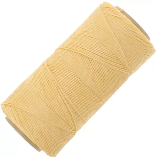 Bobine de fil ciré Linhasita pour micro macramé 0.75 mm - Pêche (219) x228m