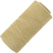 Bobine de fil ciré Linhasita pour micro macramé 0.75 mm - Chamois (315) x228m