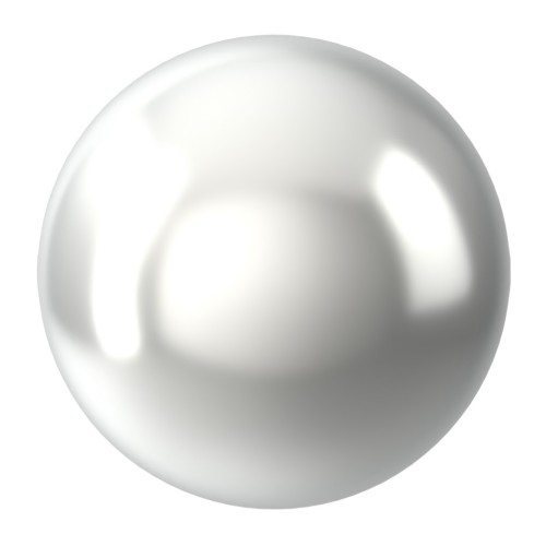 Cabochon Nacré PureCrystal 5817 8 mm - Crystal Moonlight Pearl x1