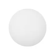 Cabochon rond en verre par Puca® 18 mm - White Light Mat x1
