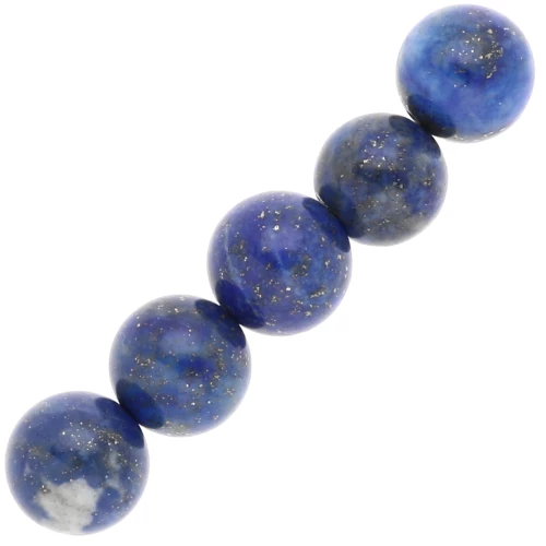 Perles rondes en pierre gemme Lapis Lazuli  8 mm x10