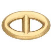 Intercalaire maille marine 17.6x11 mm - Acier inoxydable 304L Doré x1