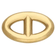 Intercalaire maille marine 17.6x11 mm - Acier inoxydable 304L Doré x1