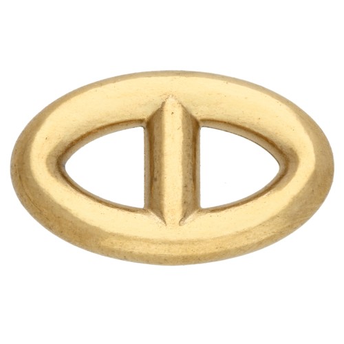 Intercalaire maille marine 17.5x11 mm - Acier inoxydable 304L Doré x1