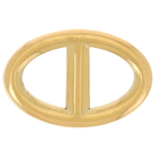 Intercalaire maille marine 17x11 mm - Acier inoxydable 304L Doré x1