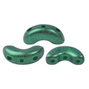 Arcos® par Puca® 5x10 mm - Dark Green Pearl x10g
