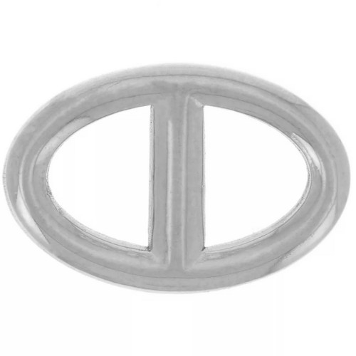 Intercalaire maille marine 17.5x11 mm - Acier inoxydable 316L x1