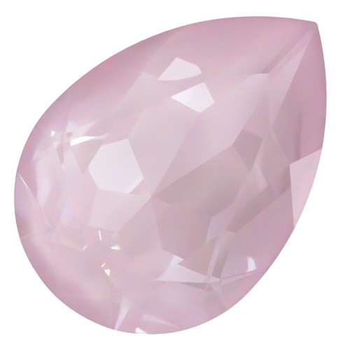 Cabochon PureCrystal 4320 14x10 mm - Crystal Soft Rose Ignite x1