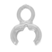 Embout pour chaîne maille boule 2 mm et 3 mm - Argent 925 x1|raw }}