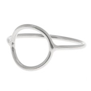 Bague cercle ajouré - Taille 59 - Argent 925 x1|raw }}