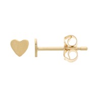 Boucles d'oreilles mini coeur 3.5 mm - Gold Filled (or laminé) x2|raw }}