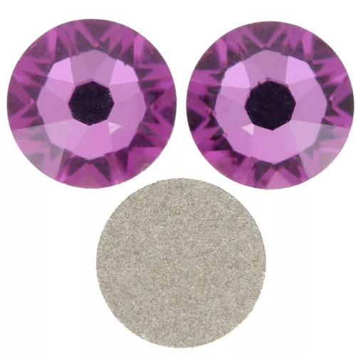 Strass à coller en cristal PureCrystal 3 mm - Dark Rose x36