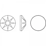 Strass à coller en cristal PureCrystal 2088 6 mm - Dark Rose x10