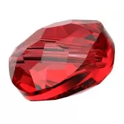 Perles rondes plates - 6 mm - Thin Round PureCrystal 5034 - Light Siam x6