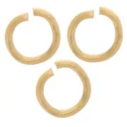 Anneaux ouverts 4x0.6 mm - Acier inoxydable 304L Doré x100