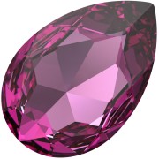Cabochon PureCrystal 4327 30x20 mm - Dark Rose x1