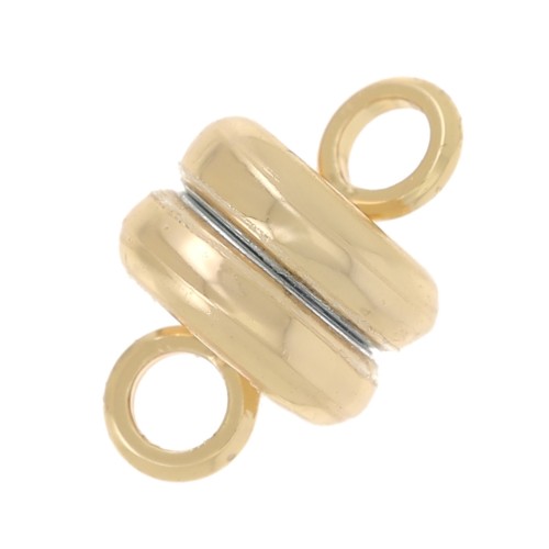 Fermoir aimanté 9x6 mm - Doré à l'or fin x1