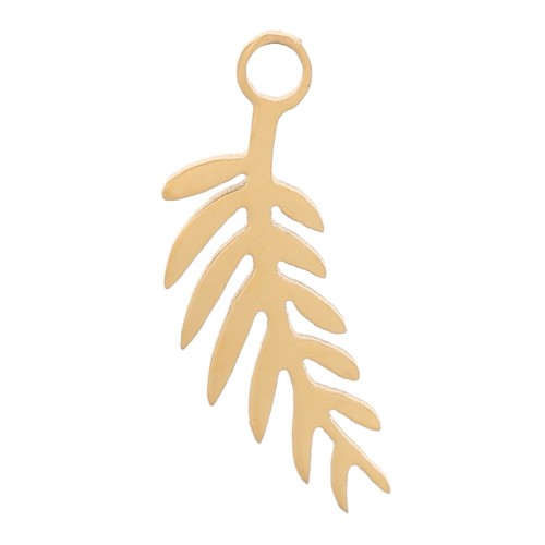 180 Breloques Feuilles DICOSMETIC - Acier Inoxydable Doré Et Argenté Pour Création Bijoux DIY