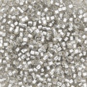 Miyuki Delica 11/0 DB1211 - Silver Lined Gray Mist - paquet de 100g|raw }}