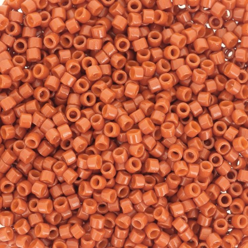 Miyuki Delica Duracoat 11/0 DB2352 - Opaque Dyed Terracotta x100g