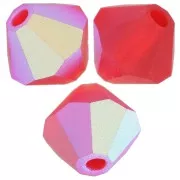 Perles toupies Preciosa - Rondelle Bead 5 mm - Light Siam AB Matt x12