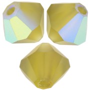 Perles toupies Preciosa - Rondelle Bead 5 mm - Olivine AB Matt x12|raw }}