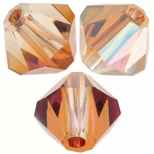 Perles toupies Preciosa - Rondelle Bead 5 mm - Crystal Venus x12