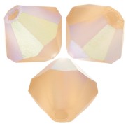 Perles toupies Preciosa - Rondelle Bead 6 mm - Light Colorado Topaz AB Matt x12