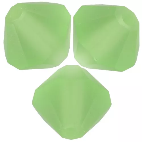 Perles toupies Preciosa - Rondelle Bead 6 mm - Peridot Matt x12