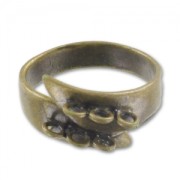 Bague 6 anneaux bronze x1|raw }}