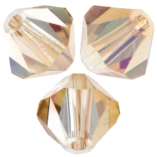 Perles toupies Preciosa - Rondelle Bead 6 mm - Crystal Celsian x12