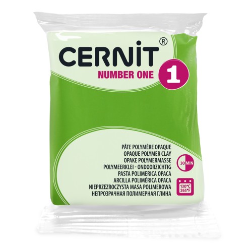 Pâte Cernit Number One Opaque - Vert Clair (n°611) x56gr