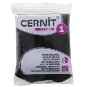 Pâte Cernit Number One Opaque - Noir (n°100) x56gr