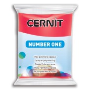 Pâte Cernit Number One Opaque - Carmin (n°420) x56gr